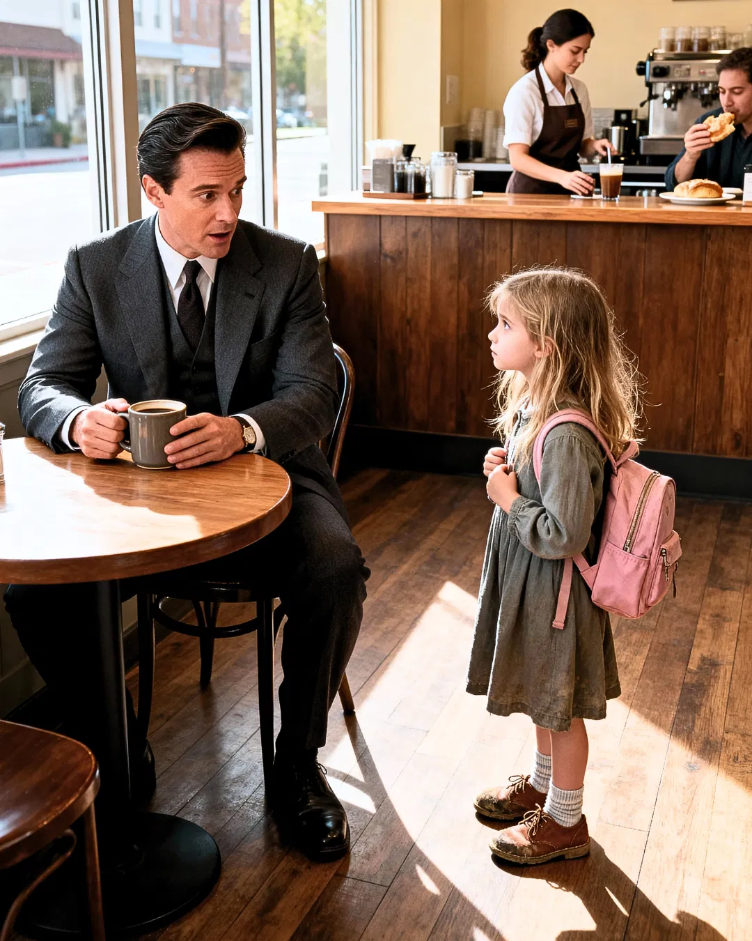 “Mom Was Too Sick to Come, So I Came Instead.” – The Day a Little Girl Walked Into a Blind Date—and Changed a Billionaire’s Entire Life