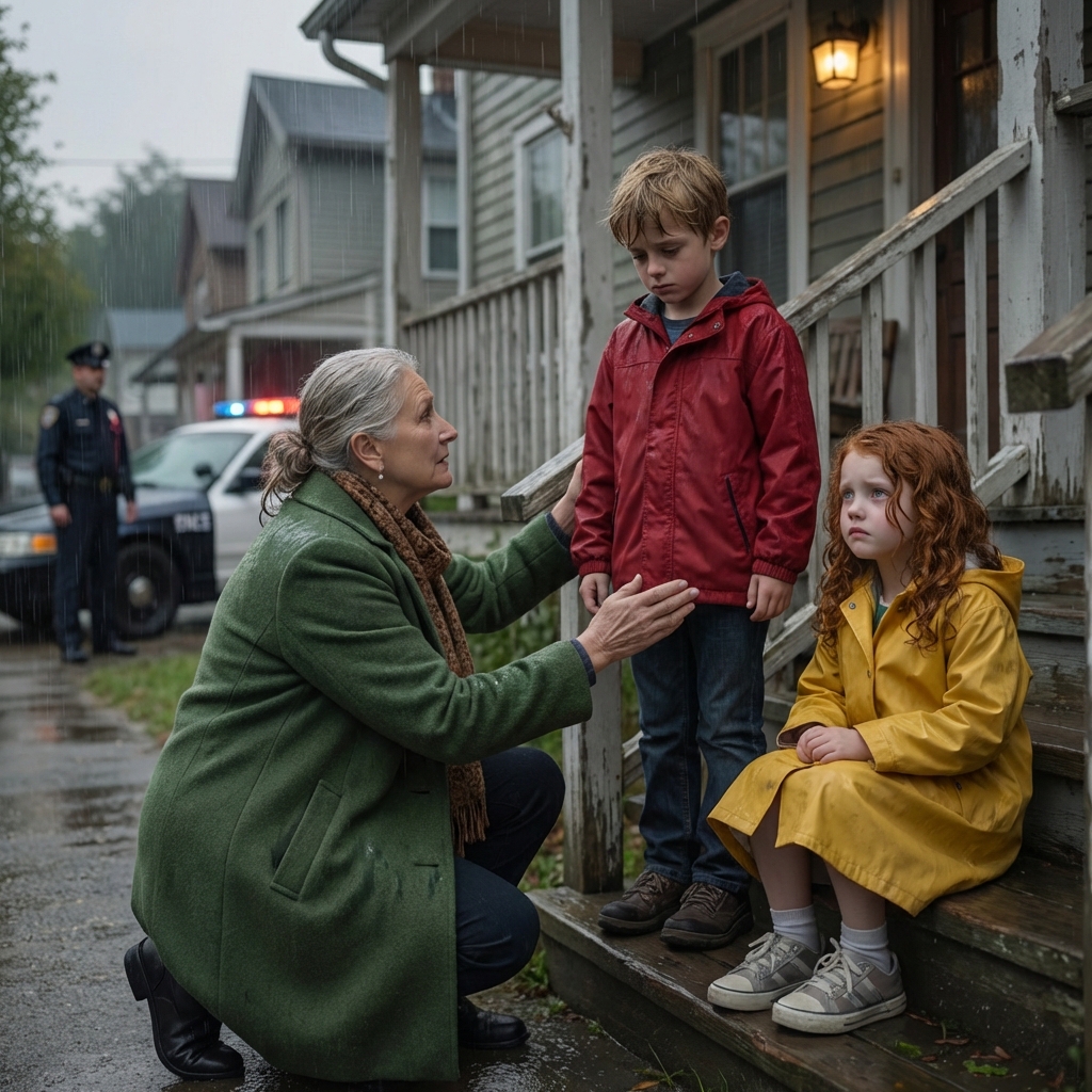 I said I couldn’t watch my grandkids that morning because I wasn’t home. But my daughter put them in a taxi and sent them to my house anyway—and the driver dropped them at the wrong address. Hours later, she got a call that changed everything.