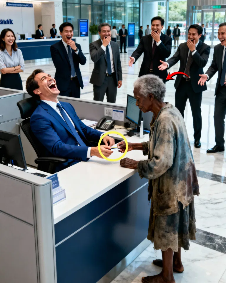“I JUST WANNA CHECK MY BALANCE”—SAID THE 90-year-old BLACK WOMAN. Millionaire Laughed… UNTIL HE SAW THE SCREEN