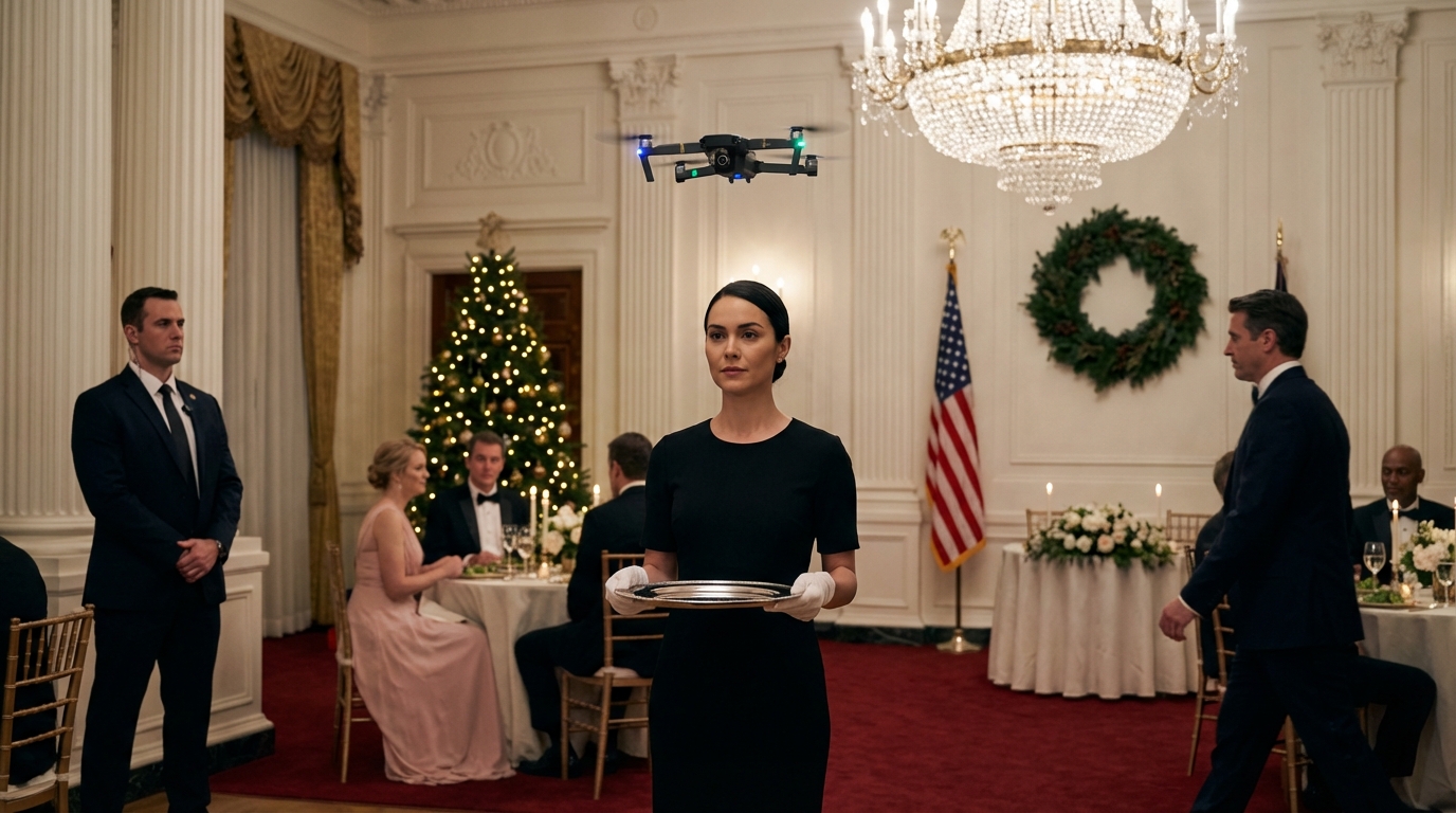 She Was Just a Waitress at a Formal Gala — Until an Event Scanner Flagged Her as a Long-Lost VIP The chandeliers at the Ritz-Carlton Arlington poured warm light over rows of lapel pins