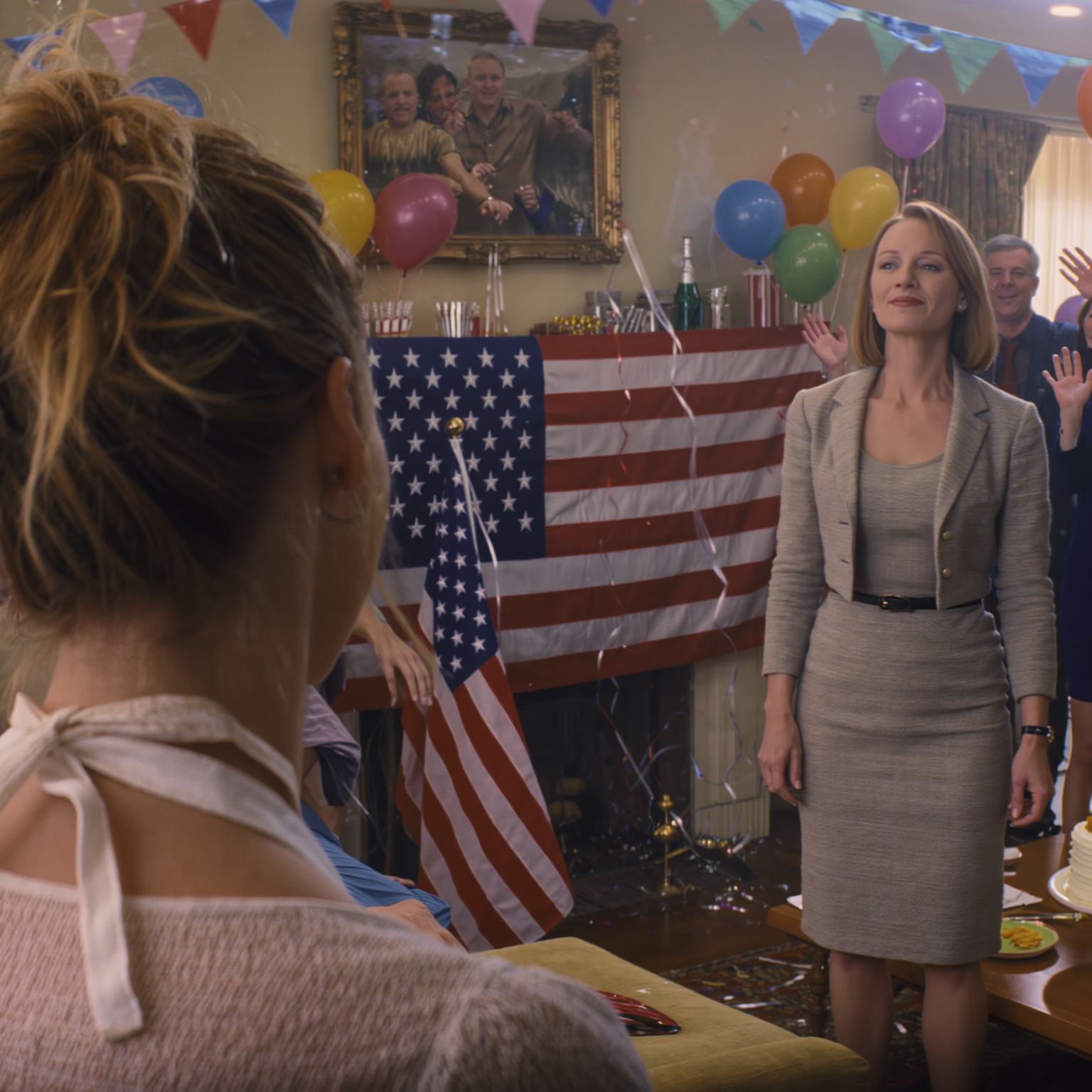 My parents made me cook and clean alone for my sister’s birthday party—50 guests packed into the house. When I asked for help, Mom laughed in front of everyone: “You’re the only one without a real job, you’ve got time.” I just smiled, set the tray of dishes down, and walked straight out the door. Exactly one hour later, my sister called sobbing: “Who did you just call? Mom just saw him and… oh my God…”