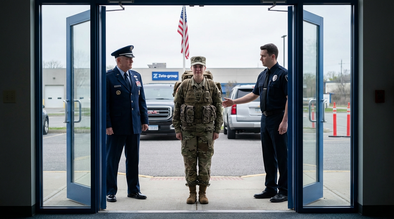 They joked by putting her on gate duty—until the SEAL commander came up and saluted her respectfully. Sarah Martin