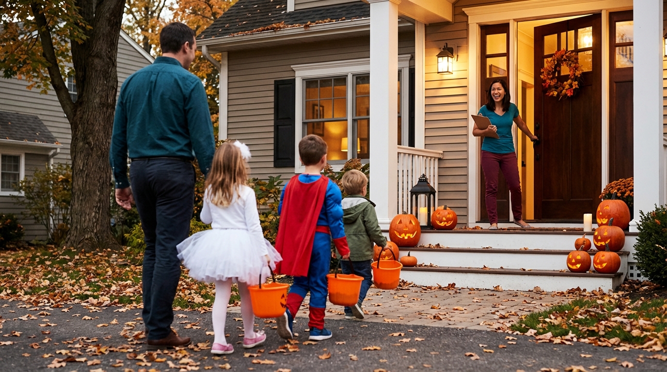 Every Halloween My Brother Left His Kids With Me — But This Year, A Stranger At My Door Changed…. My name is