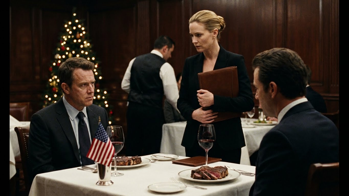 My Husband Looked At Me And Said, “I Didn’t Order Anything For You,” His Voice Calm But Cold While He And His Friends Cut Into Their Wagyu Steaks. I Sat There With An Empty Plate In Front Of Me. The Woman Sitting Next To Him Chuckled, “Next Time You Should Bring Your Own Snacks.” I Just Smiled, Looked At Him And Said…