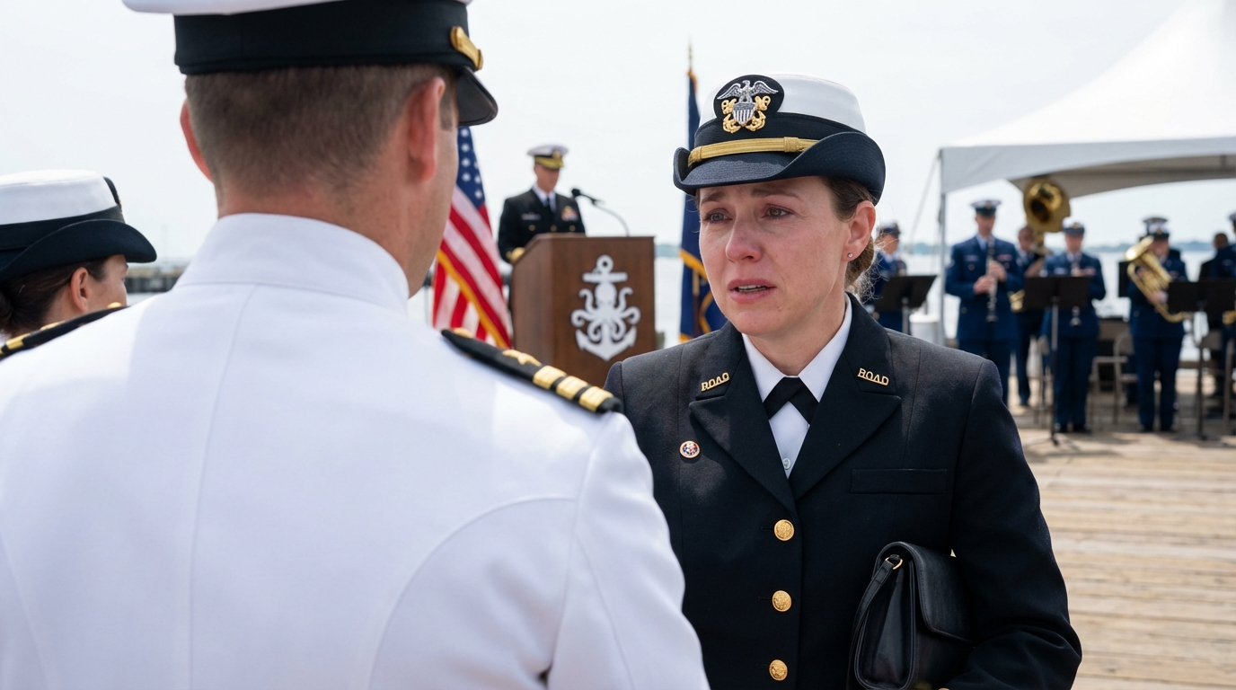 He Dismissed the Female Guard — Then Went Still When SEALs Called Her ‘Major’ Naval Station Norfolk was dressed for ceremony—