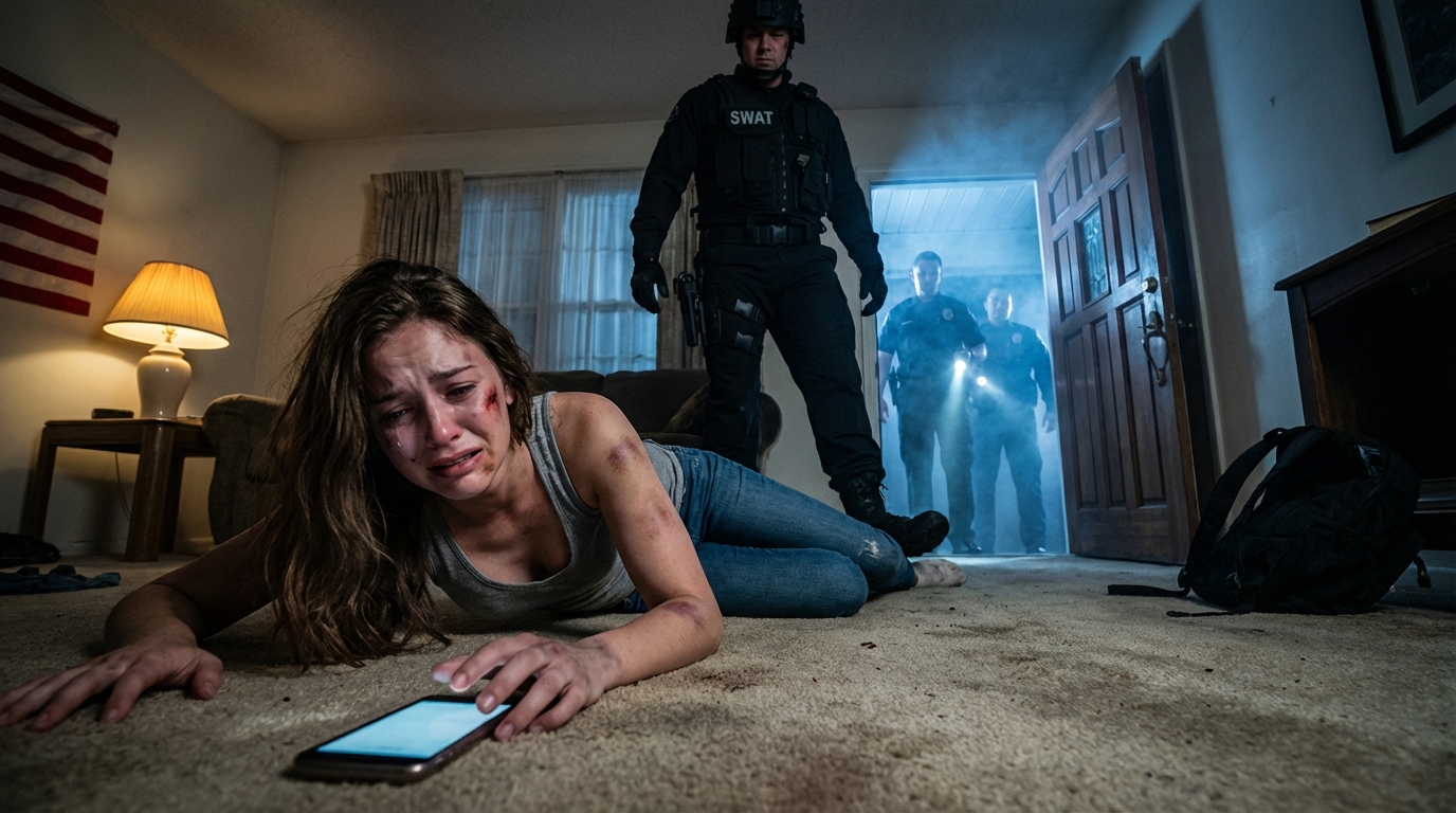 At Midnight, My Stepfather Bᴇɑt Me—My SOS Text Brought the Special Forces to My Rescue.