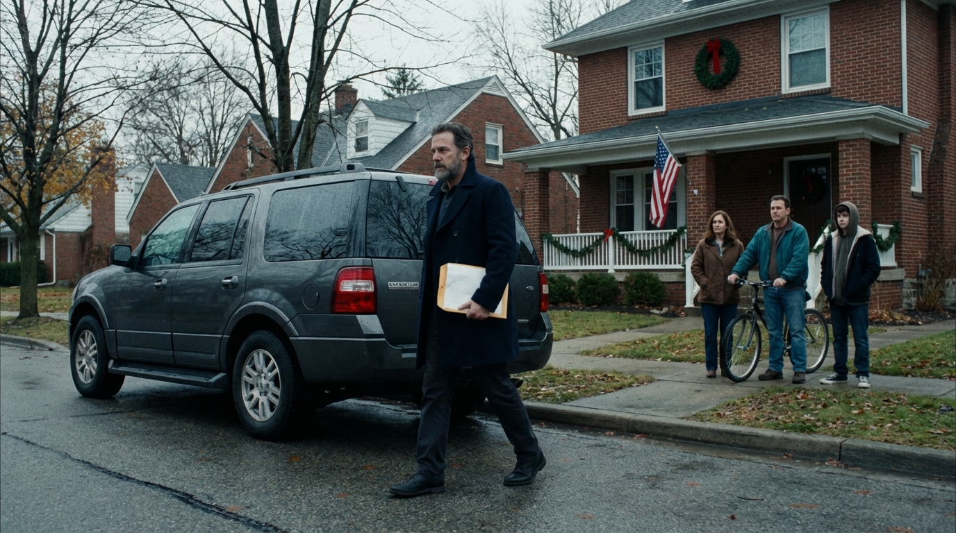 3 Young Neighbors Help Billionaire with Flat Tire, The Next Day, a Dark SUV Showed up at Their House On a rain-slick back road in small-