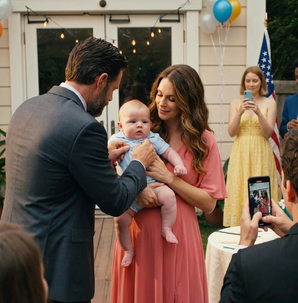 Dad Raised His Glass To My Sister’s Newborn’s Celebration, Then Asked Me: “When’s Your Turn?” I Said: “7 Months Ago. You Were Invited. Your Favorite Daughter THREW IT IN THE TRASH.