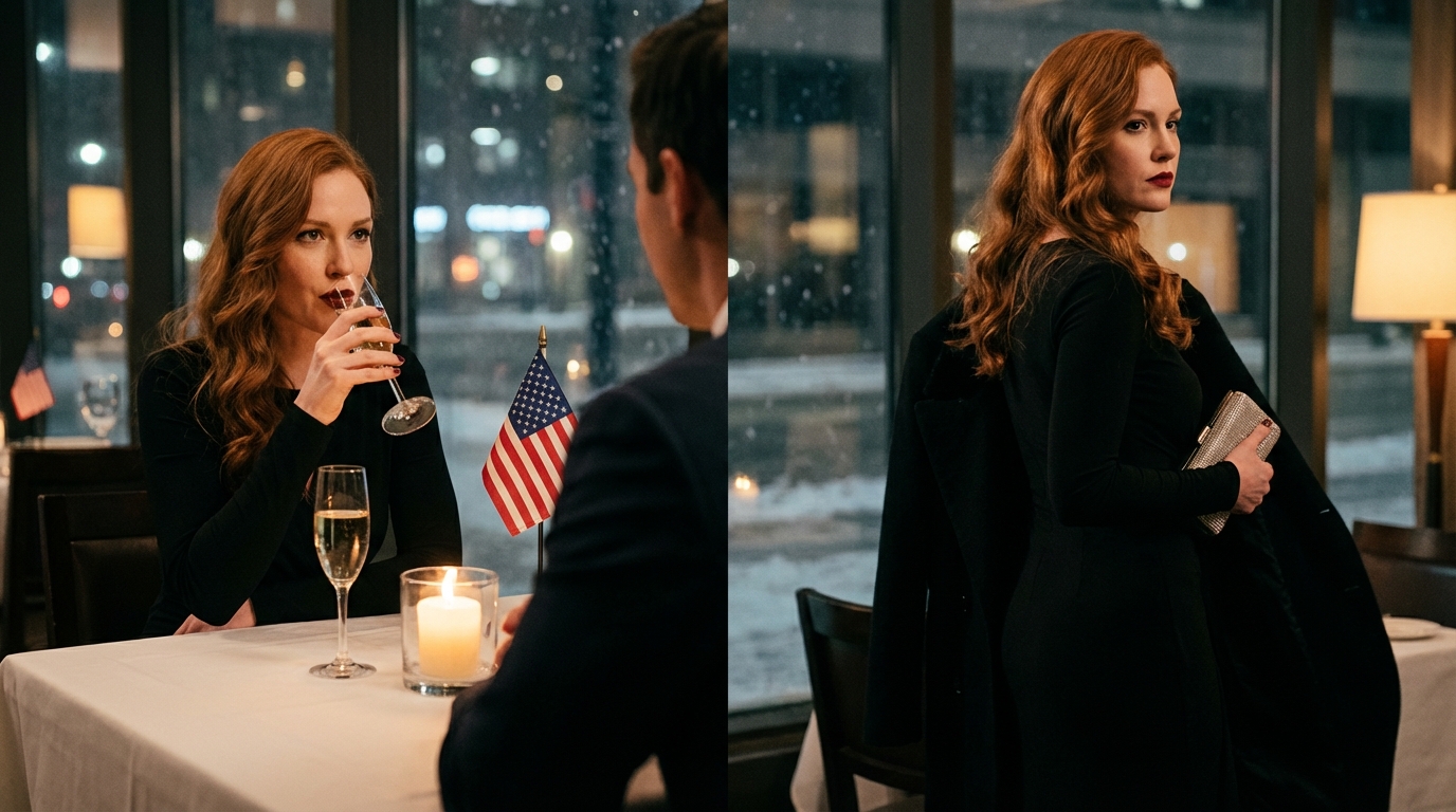 My mom mocked me at dinner, “We only invited you out of pity. Don’t stay long,” and my brother laughed, “You’re a failure”—so I smiled, took one slow sip, and left New Year’s Eve like I’d barely heard them.