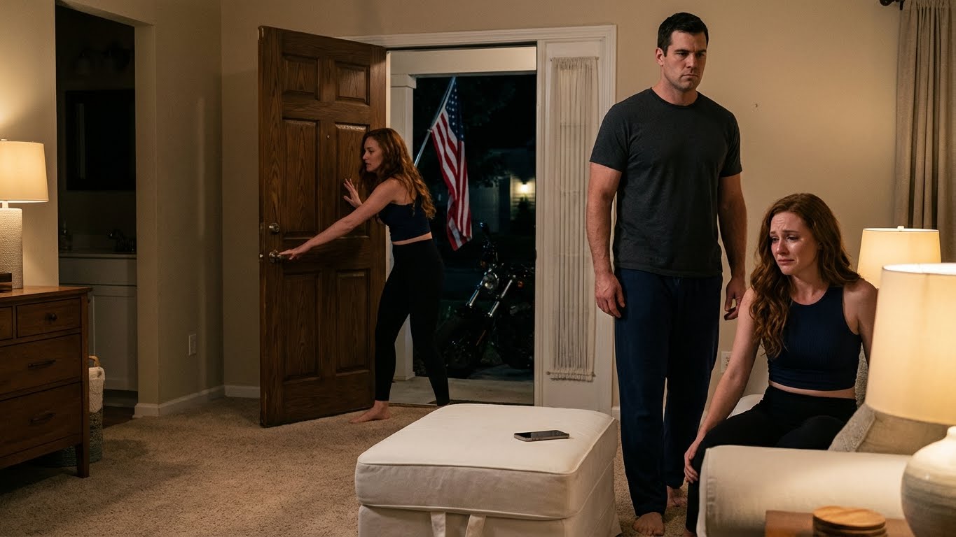 At Exactly 3 Am, My World Shattered. Eight Bikers Circled My House Like Wolves, But It Wasn’t The Engines That Chilled My Blood—It Was My Wife. She Stood By The Window, Not In Terror, But In Calculation. When Her Phone Buzzed With The Message “Make Sure He’s Alone,” I Realized The Mother Of My Children Had Sold Me Out For An Inheritance. My Father-In-Law, A Man The World Calls A Saint, Paid Those Men To Ruin Me. He Whispered Over The Speakerphone, “Get It Done Before Sunrise,” Thinking A Retired Seal Would Be An Easy Target In The Dark. They Didn’t Know I Was Waiting In The Shadows With A Plan And A Heart Turned To Stone. As The First Biker Slammed My Door, I Looked At My Wife And Said, “You Should Have Told The Truth While You Could.” By Dawn, The Only Sound Left Was The Rain, And I Knew My “Gentle” Nature Was Gone. “8 Bikers Came To Intimidate Me, But 1 Family Secret Didn’t Survive The Night.”