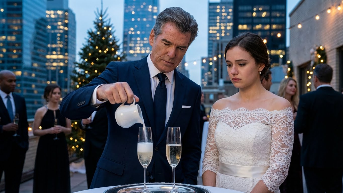 At My Graduation Party, I Saw My Father Quietly Drop Something Into My Champagne Glass. I Stood Up, Smiling Like Nothing Was Wrong, And Slid The Glass Across The Table Toward My Sister. She Reached For It—Then I Watched His Face Drain Of Color. In That Moment, I Finally Understood What Had Really Been Meant For Me.