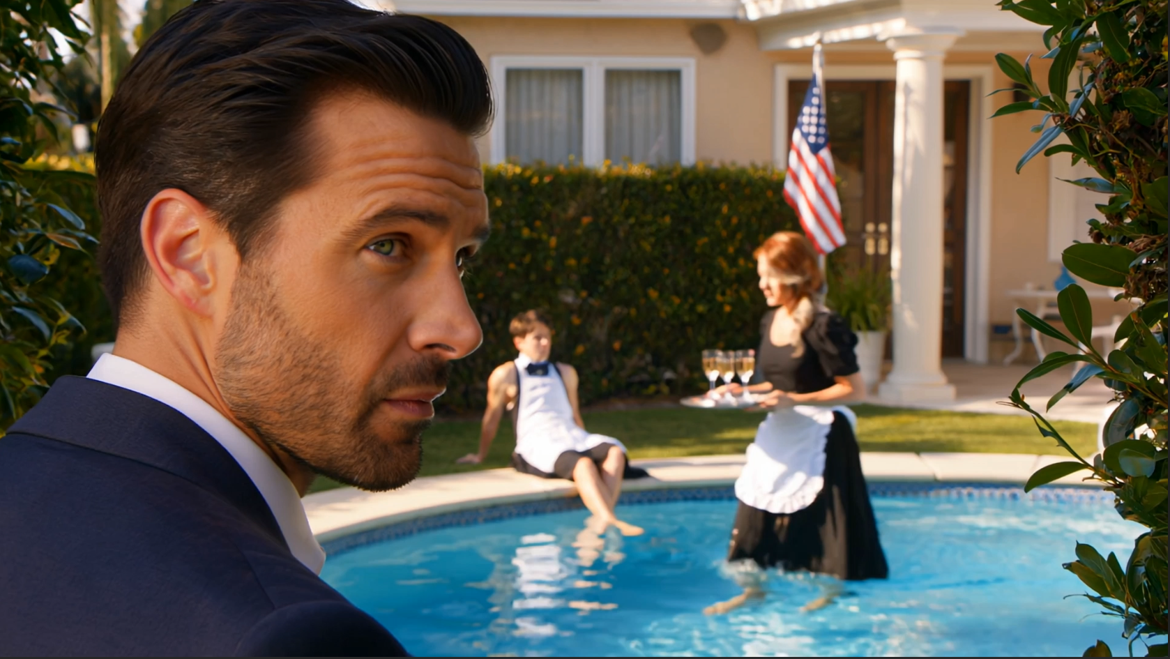 After twelve years in classified work, I came home to Charleston and found my wife serving strangers like hired help inside the $9.5 million waterfront mansion I bought for her—then she looked straight through me like I didn’t exist.