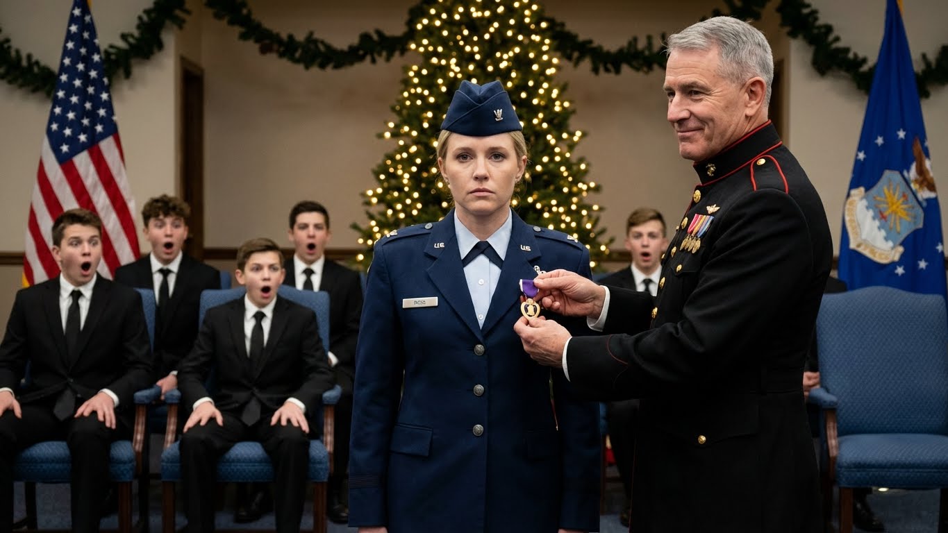 “They Only Gave It To Her Because She Got Injured, Not For Bravery,” My Father Said In Front Of The Entire Ceremony. I Stood There Without Saying A Word. Then The General Lifted A Sealed Folder, And Their Big Moment Quietly Fell Apart On Stage. The Entire Crowd Turned To Look At My Family.