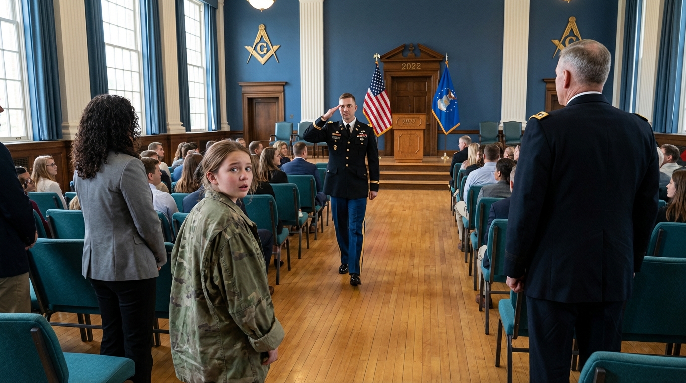 Little Girl Mocked For Her Old Jacket — Until a General Recognized the Patch and Froze. Ten-year-old Anna