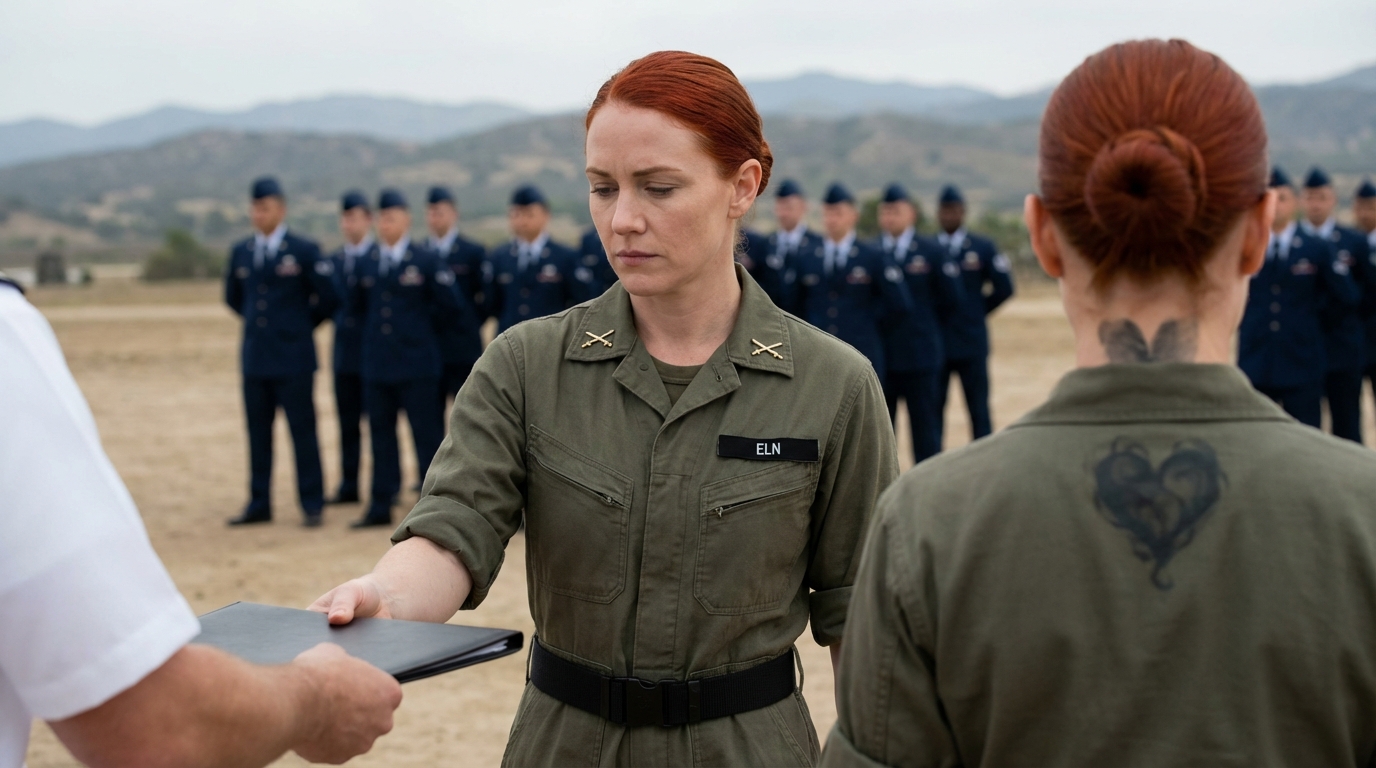 They Stripped Her Uniform in Front of Everyone — Then the General Froze at the Tattoo on Her Back. When Captain Bradley Foster