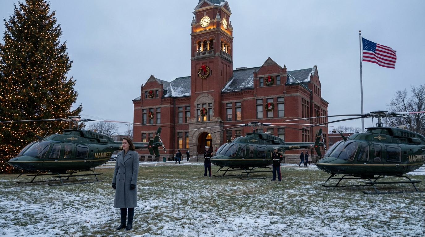 She Was Just a Freshman — Until Delta Force Choppers Landed on Campus for Her Montana wore its Sunday best that Thursday