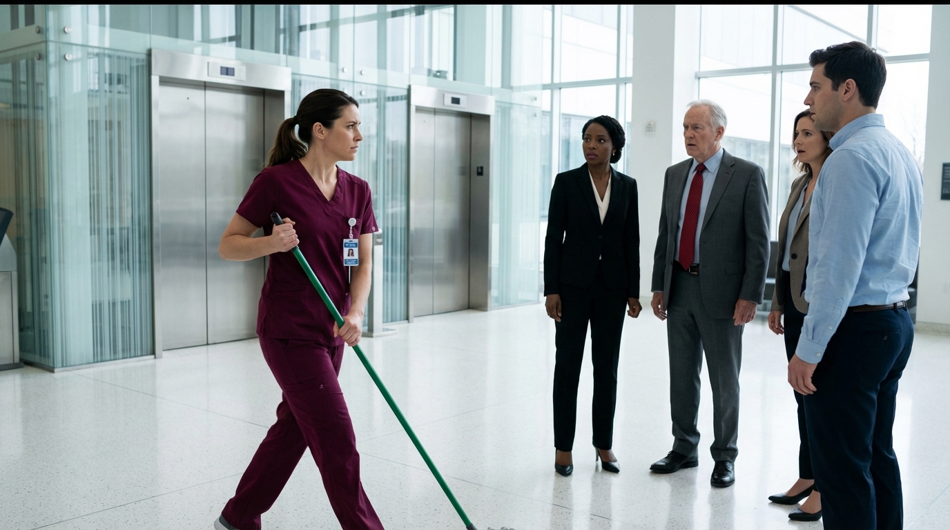 CEO Hears Janitor Speak 9 Languages—What He Does Next Leaves the Whole Office Stunned, She spent over a decade working late nights