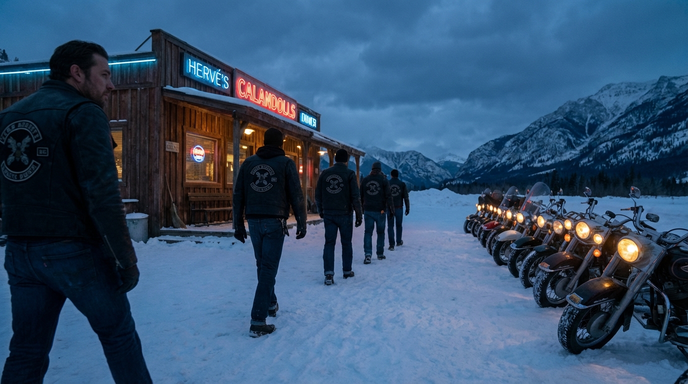 Kind Old Lady Shelters 15 Hells Angels During a Snowstorm, Next Day 100 Bikes Line Up at Her Door
