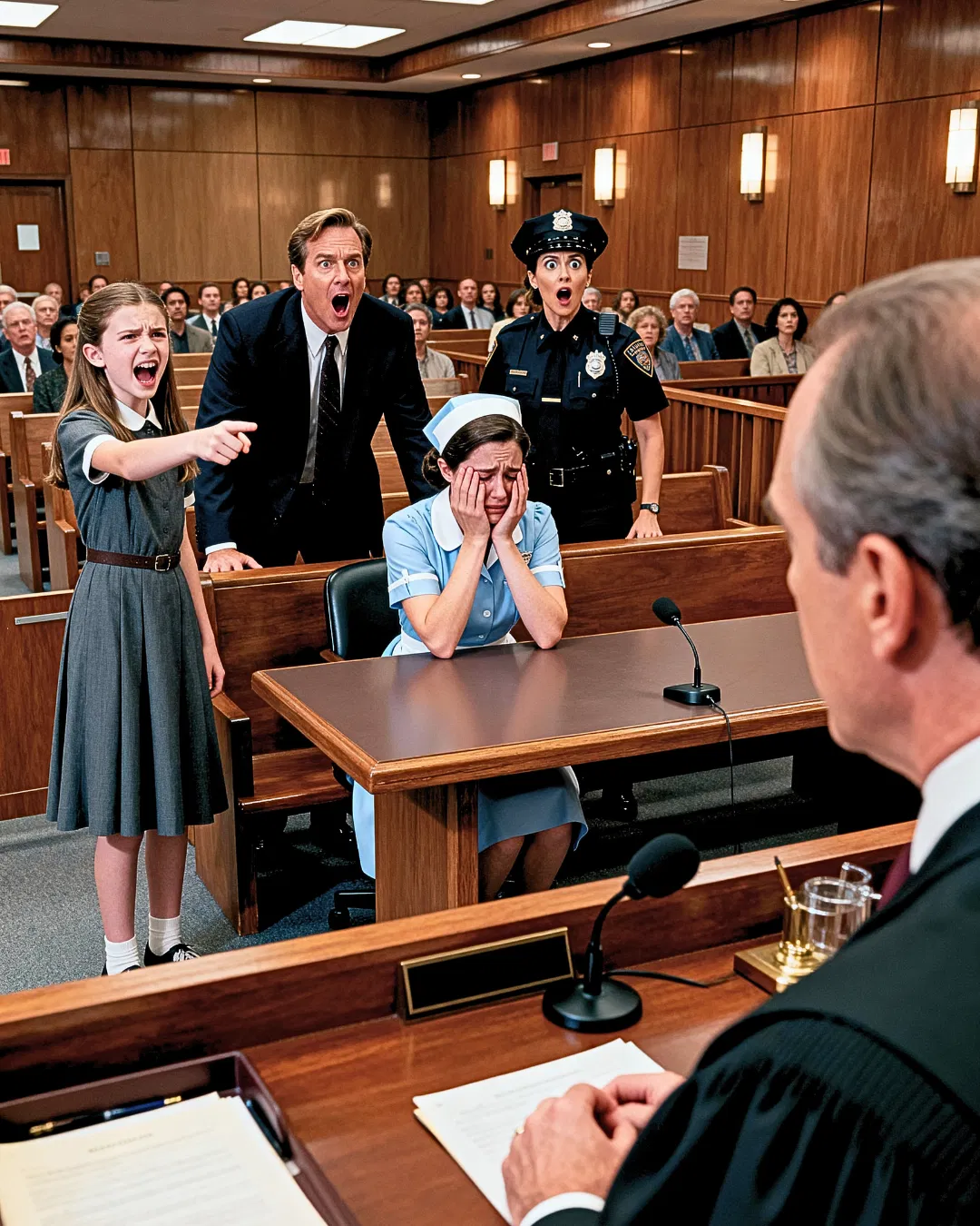 “Let my nanny go! I know the truth!” — shouted the millionaire’s daughter… and the court fell silent…