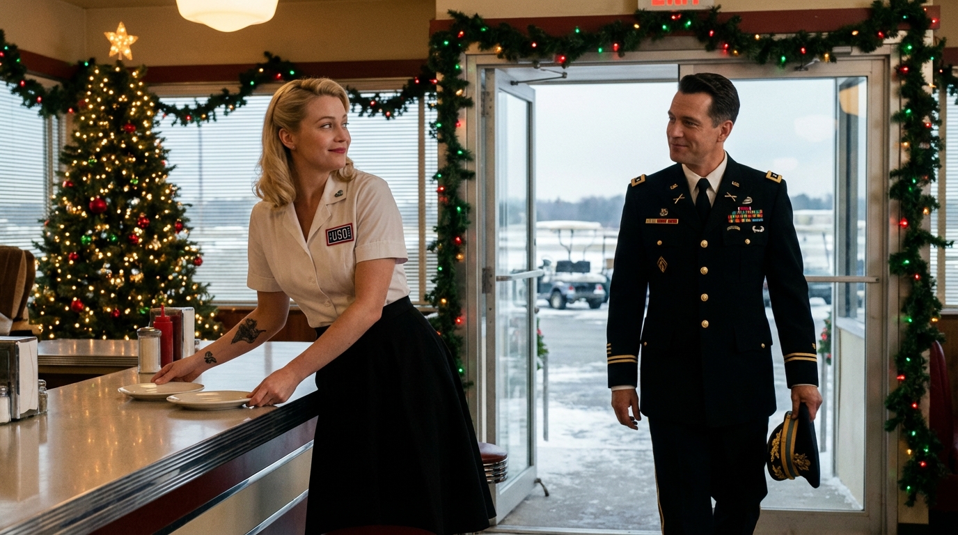 She Was Just Serving Food — Until the General Saw Her Raven Tattoo No one at Silver Creek Diner looked