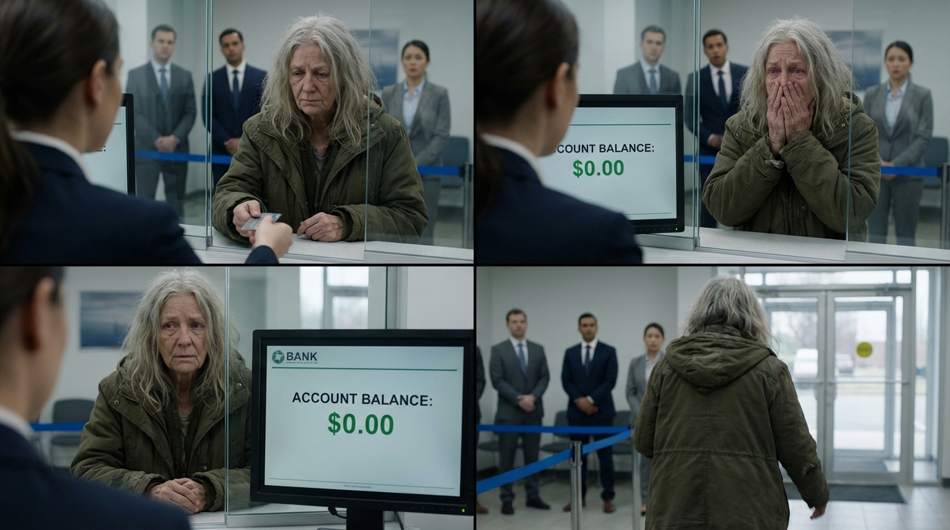 Two days after my divorce papers were signed, I walked into Maple Creek Community Bank with nothing but an old card my father once gave me.