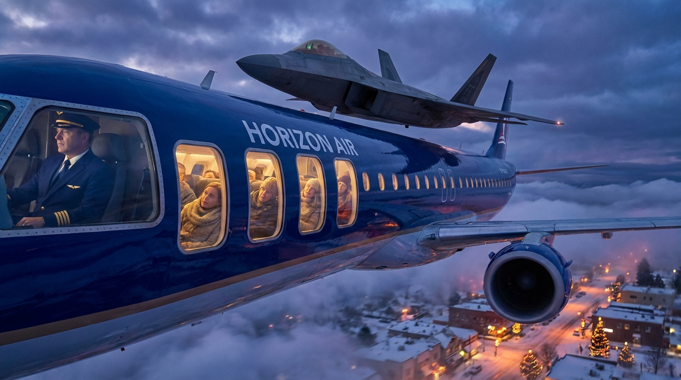 She Was only a Passenger in 13F— Until the F-22 pilots heard her call sign and stood in salute.