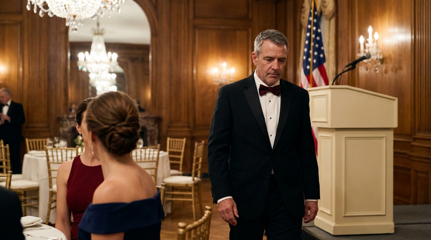 At My Dad’s Retirement Dinner, He Raised His Glass And Said, “Only The Children Who Made Me Proud Are Truly Mine.” Everyone Clapped And Cheered. Then He Looked At Me And Said, “You Can Leave.” I Stood Up Slowly. But Then My Husband Stood Too. WHAT HE DID NEXT…