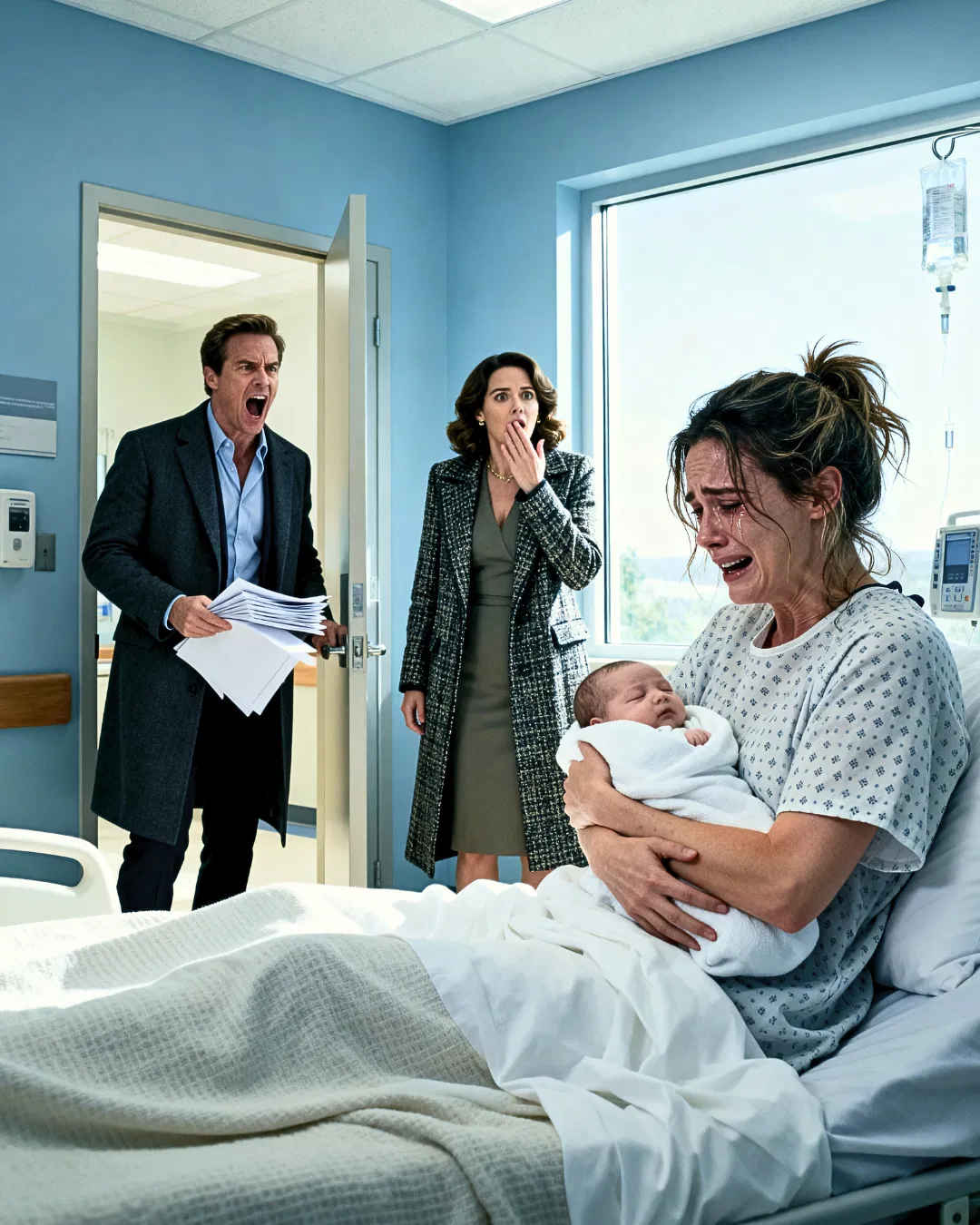 My husband had no idea I’d just inherited $10 million, and before I could find the strength to tell him, he glared at me and snapped, “I can’t support a jobless person anymore. Get out!” Then he left… while I was still in labor, shaking with pain and in sh0ck, abandoned when I needed him most