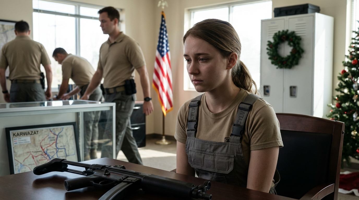 The Commander Saw Her Servicing a Restricted Long-Range Rig — Then Stunned by Her 3,347-Meter Record The equipment room at Coronado hummed