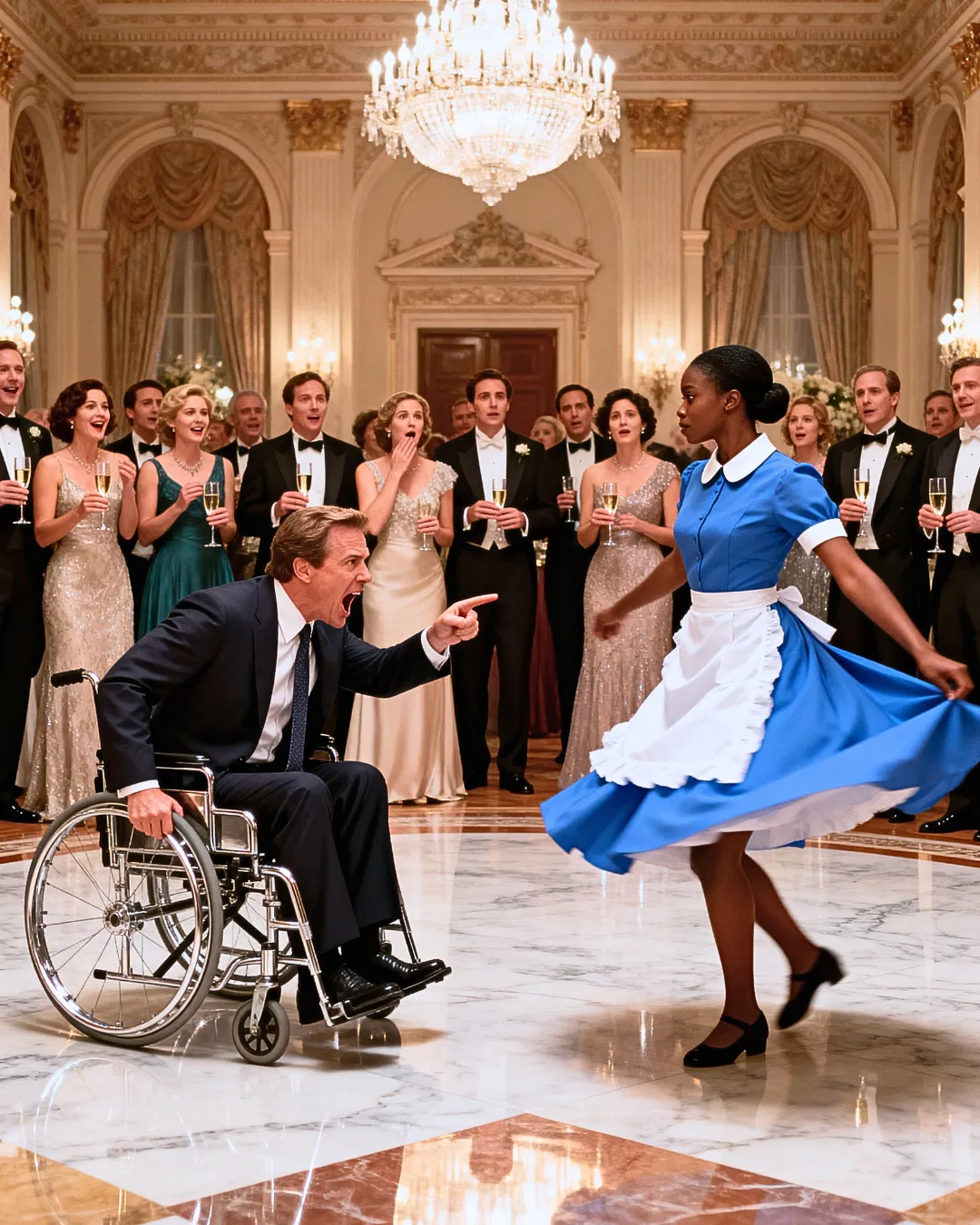 A wheelchair-bound billionaire fired everyone… until a humble new employee changed everything with a single dance!