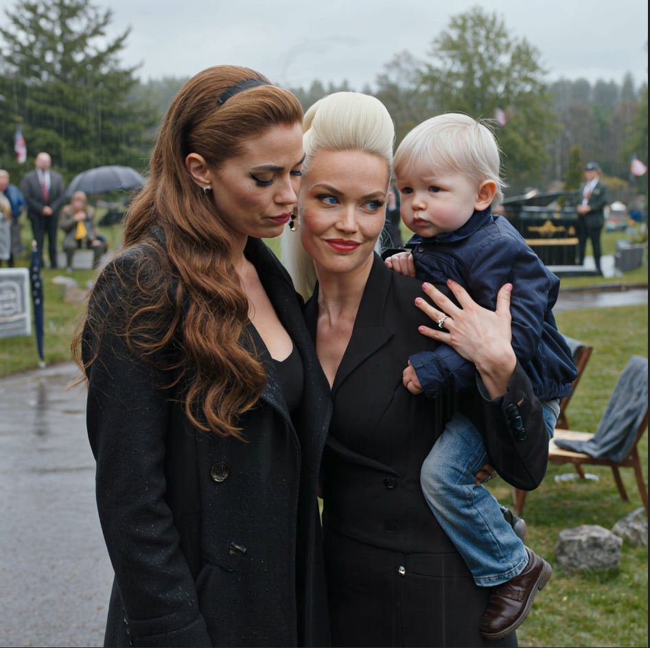 At my husband’s funeral, my sister walked up with her two-year-old on her hip and announced—loudly, proudly—that he was my husband’s son. She said it right there on the wet grass, in front of the folded chairs and the black umbrellas, like she was reading a headline she couldn’t wait to share.