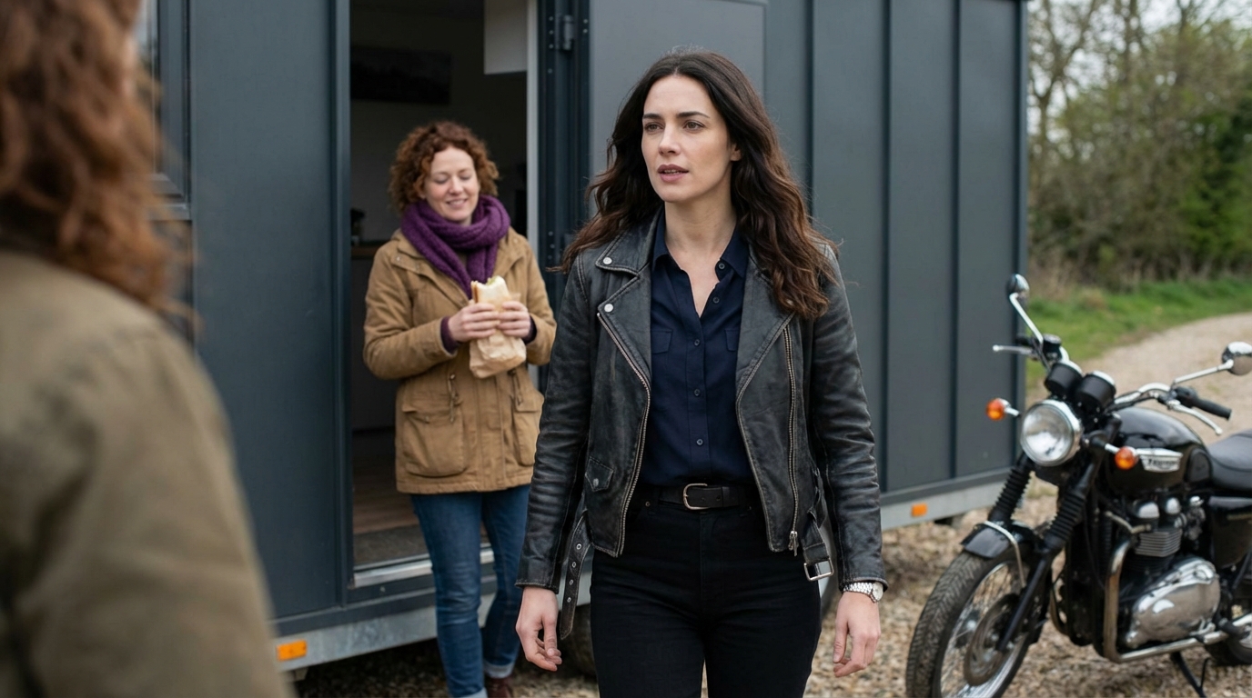 Single Dad Fixed a Stranger’s Motorbike—Unaware She Was a Billionaire Looking for Something Real! Portland rain came down in clean silver lines,