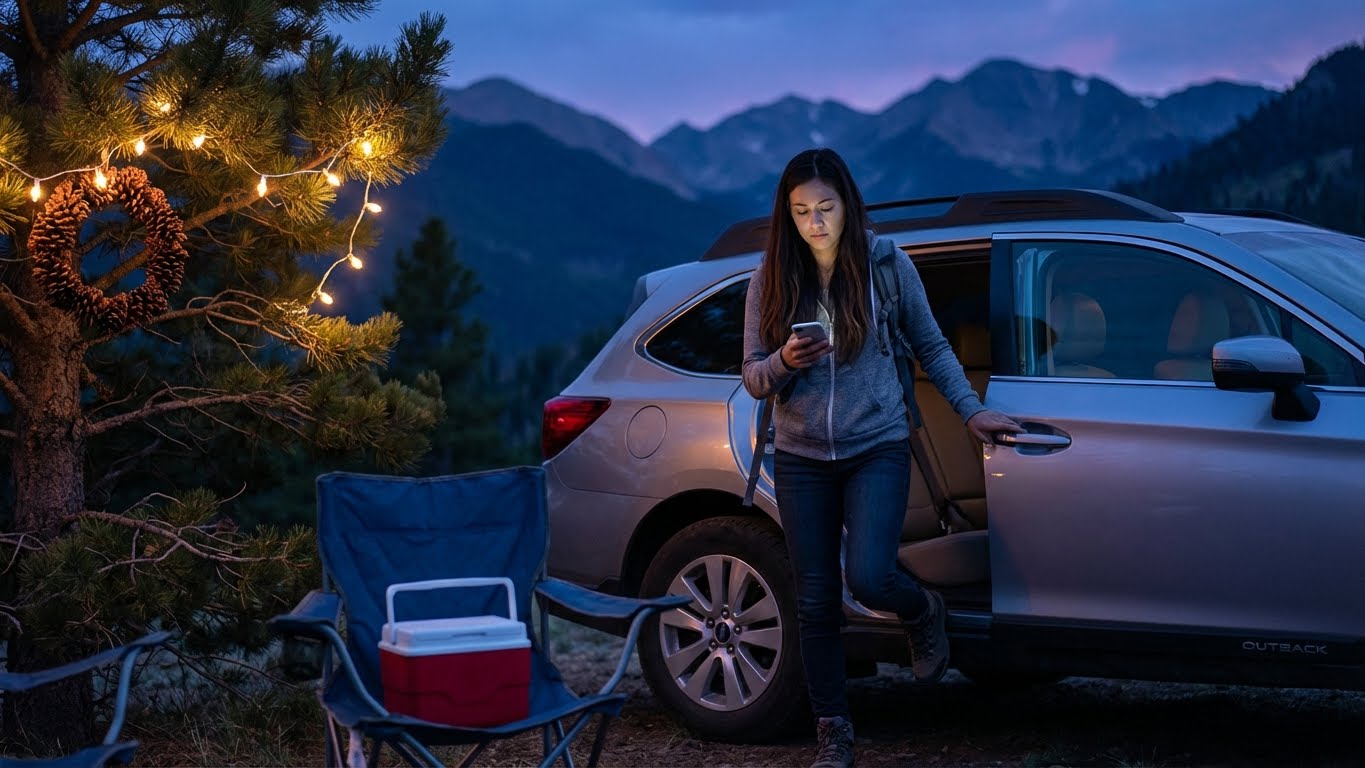 My Mom Took Me Camping, Then Left Me Alone In The Mountains. As I Came Back Toward The Campsite With An Armful Of Firewood, I Heard My Mom’s Voice: “If She Wants To Survive, She’ll Figure It Out.” Hour Later, I Watched Them Drive Off Without Looking Back. I Wandered Lost And Starving For Days Until I Finally Found Help. 6 Years Later, MY MOTHER SHOWED UP AT MY WORK, SOBBING…