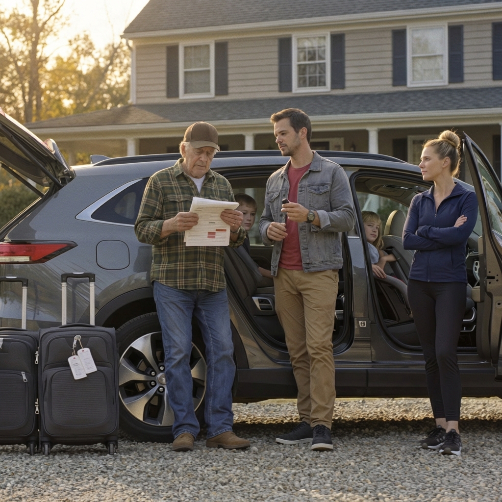 On my 66th birthday, my son and his wife handed me a color-coded list of house chores for twelve days, kissed my grandchildren goodbye under the old Virginia driveway lights, and flew off on an $11,200 Mediterranean cruise. No card. No cake. Not a single “happy birthday, Dad.” That night, alone in the garage apartment I’d been pushed into over the detached barn, I stumbled across an email he’d sent his wife about “transitioning Dad into an assisted living facility for the elderly.” I didn’t argue. I didn’t bang on their granite-and-steel kitchen island demanding respect. I picked up my phone, called a lawyer, and by the time their ship pulled back into port, everything they thought would always be waiting for them… wasn’t.