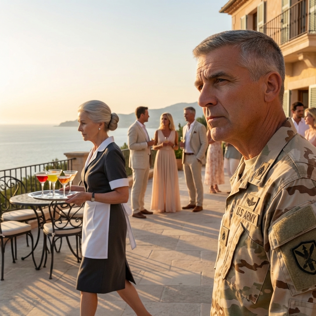 The day I came home from 12 years of black ops and found my mom serving drinks in the mansion I bought her