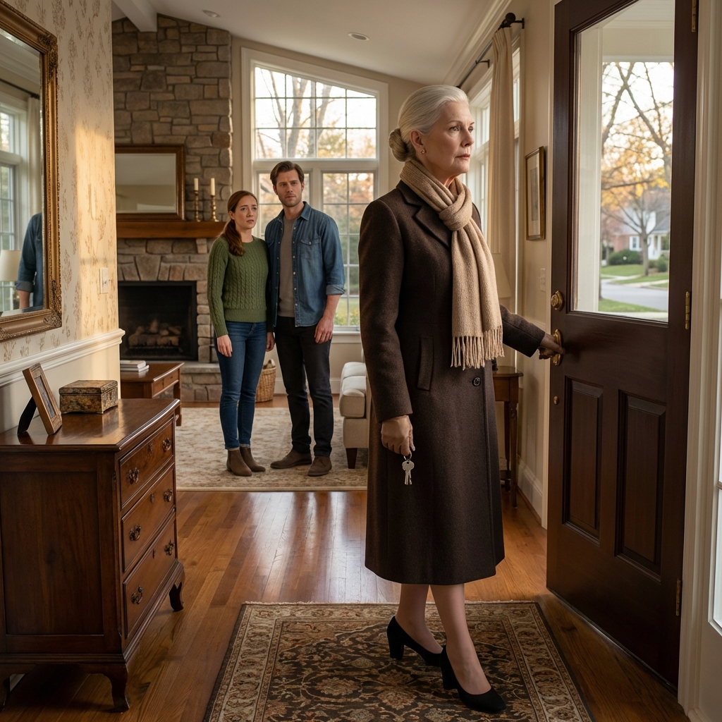 I Was Headed To The Airport When I Realized I Had Forgotten My Husband’s Will. I Turned Back To The House, And As I Quietly Opened The Door, I Overheard My Daughter And Her Husband Planning Something Behind My Back. THEN I…