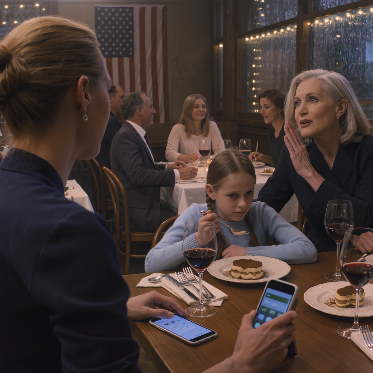 My mom leaned close to Ava’s ear and whispered, “In this family, we don’t sit with mistakes.” The whole table burst out laughing; my kid kept her head down. I grabbed her hand and walked out of the Italian restaurant, leaving my birthday before I even blew out the candles. That night, Dad texted just one line: “Tomorrow, we’re still on, right?” I replied with one sentence… and by noon the next day, they were calling like crazy.