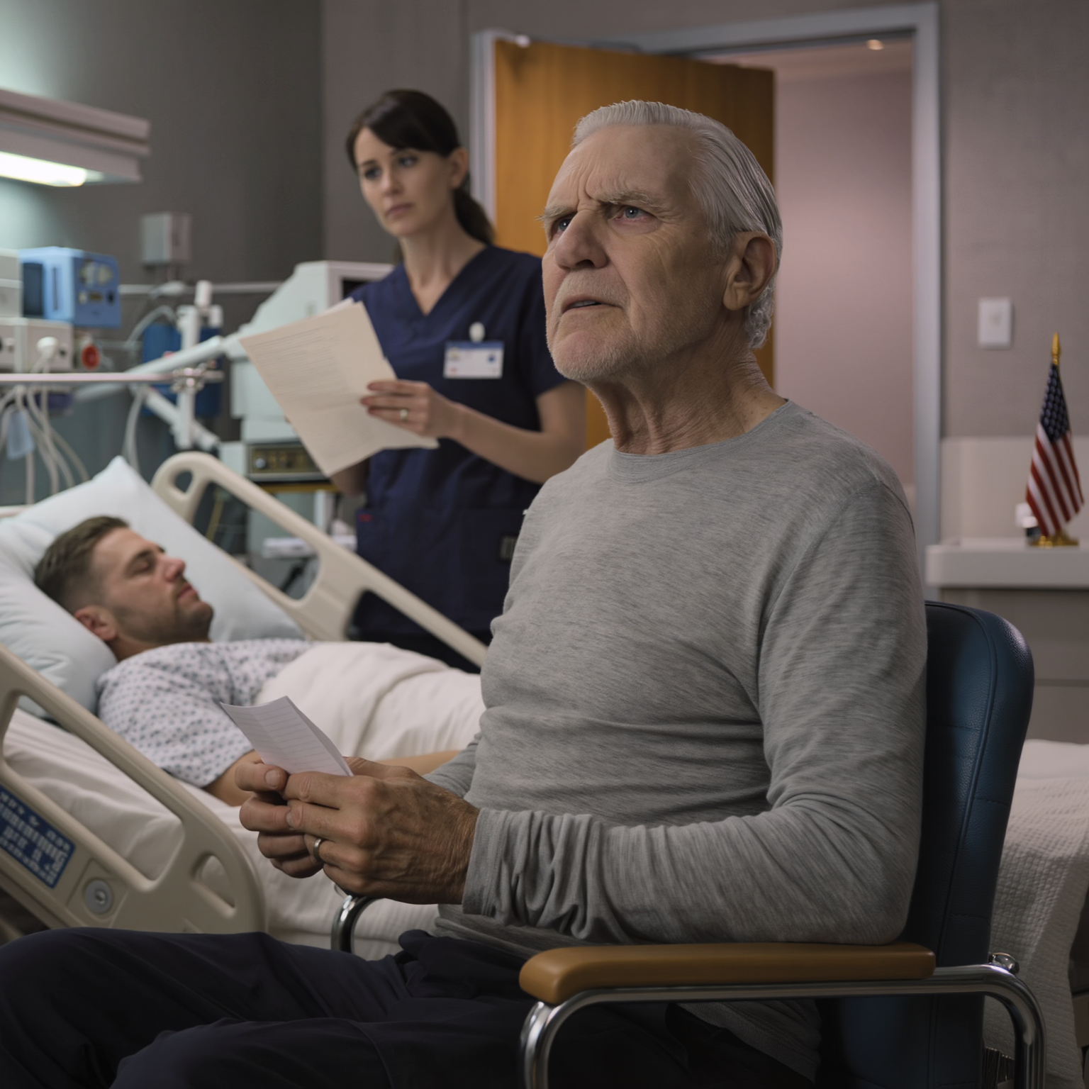 I went to the hospital to take care of my son who had a broken bone. while he was sleeping, the head nurse quietly slipped a piece of paper into my hand: “don’t come again. he’s lying. check the camera at 2 a.m.” what i saw on the footage left me in shock