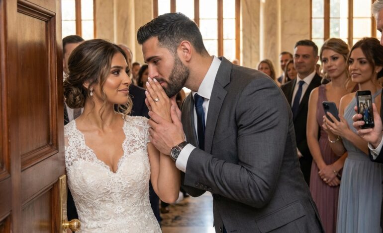 I was abandoned at my own wedding, and my millionaire boss leaned in and whispered, “Pretend I’m the groom.”