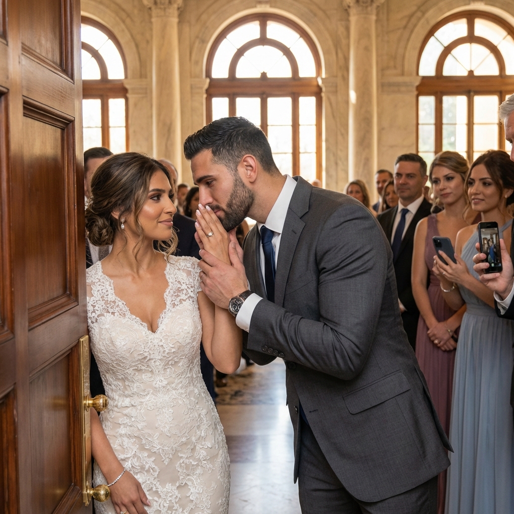 I was abandoned at my own wedding, and my millionaire boss leaned in and whispered, “Pretend I’m the groom.”