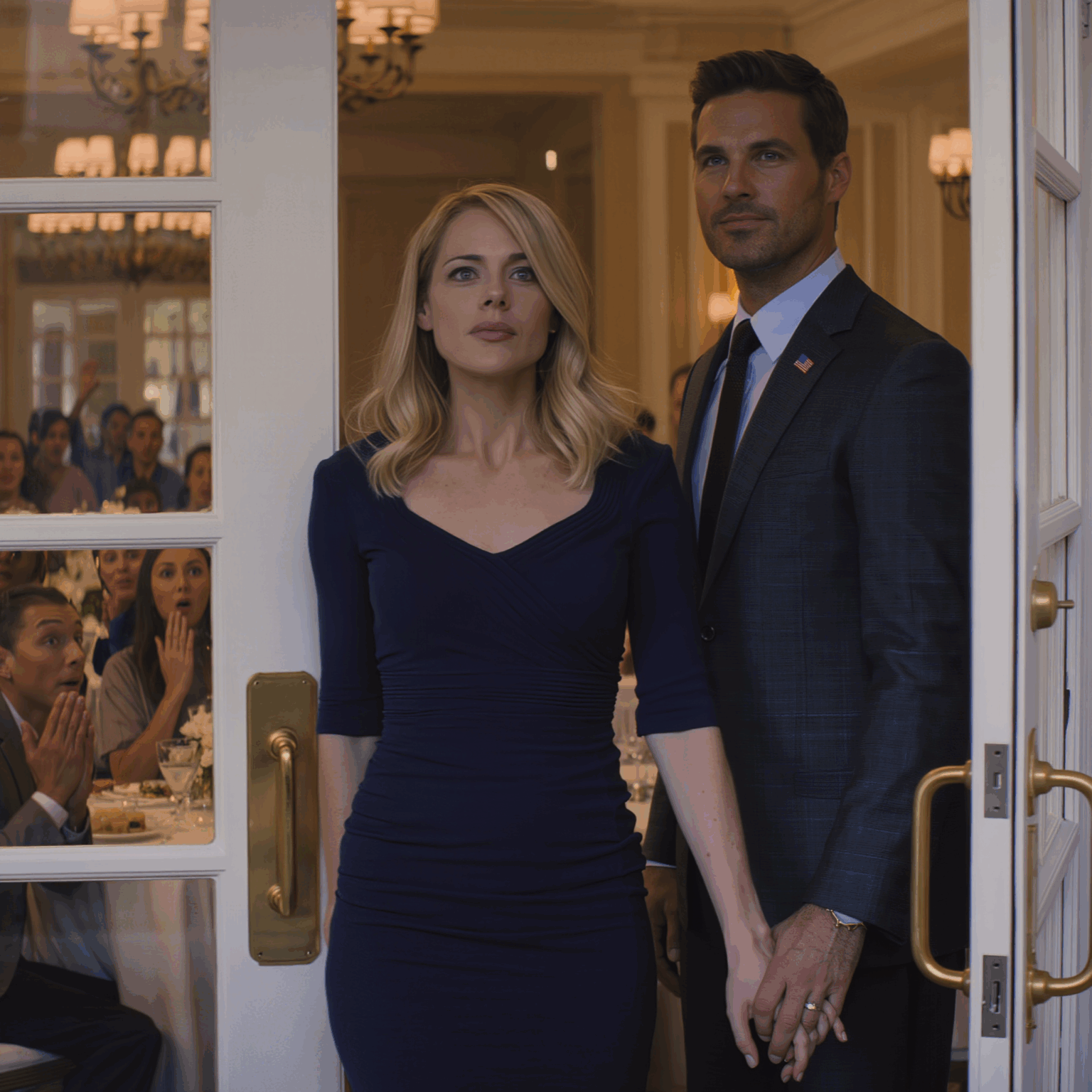 At My Brother’s Wedding, I Found My Seat Outside, Next To The Restroom. Mom Smirked, “We Didn’t Think You’d Actually Show Up.” Everyone laughed. Then A Billionaire Walked In, Took My Hand, And We Walked Out Without A Word. 10 Minutes Later, They All Went Pale. And Started Screaming, Because…