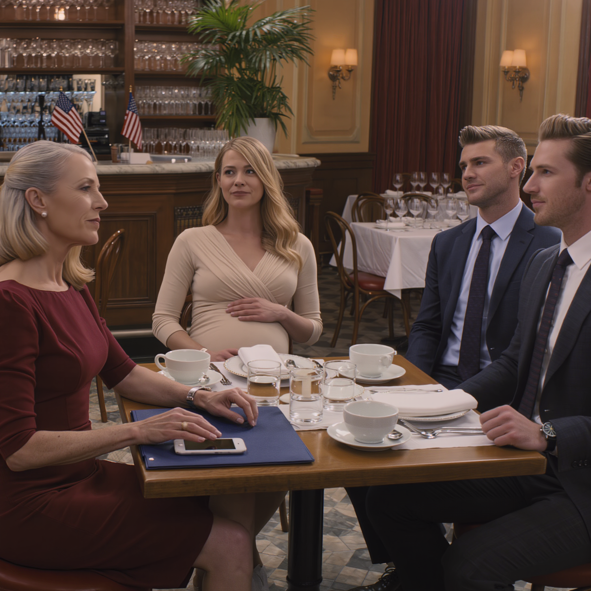 After I refused to pay for my daughter’s luxury wedding, she blocked me. A few days later, she invited me to a ‘reconciliation dinner.’ But the moment I walked in, I saw three legal representatives already waiting, with a stack of pre-prepared paperwork on the table. My daughter looked me straight in the eye and said, “Either you agree tonight… or you won’t be part of your grandson’s life anymore.” I didn’t raise my voice. I simply opened my purse, made one phone call, and calmly said, “Sure—but before anything happens, someone wants to say a few words.”