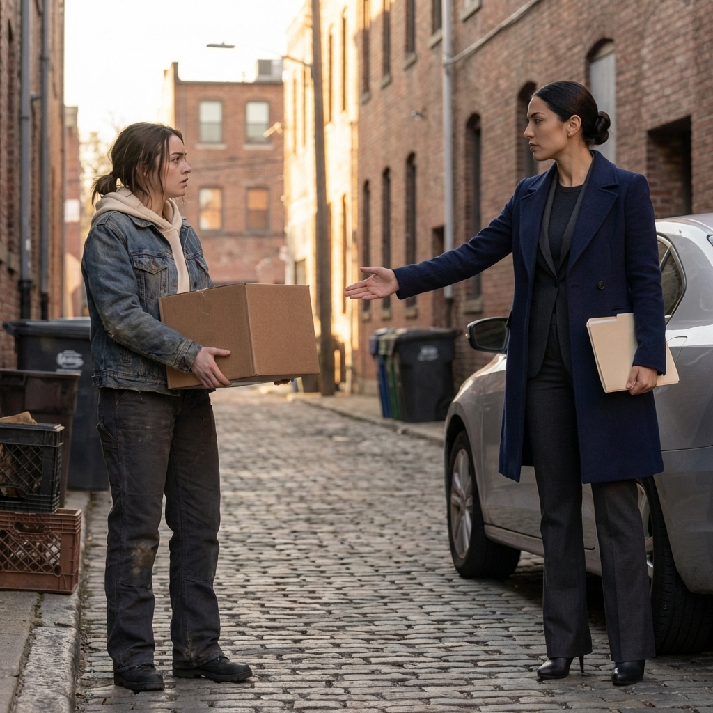 After My Divorce, My Ex-Husband And His Expensive Lawyers Made Sure I Lost Everything: ‘Nobody Wants A Homeless Woman.’ While Digging Through Trash, A Woman Approached Me: ‘Excuse Me, Are You Sophia Hartfield?’ When I Nodded, She Smiled: “Your Great-Uncle In New York Just Died. He Left You His Mansion, His Ferrari, And His $47 Million Estate — But There’s One Condition…” WHAT SHE SAID NEXT CHANGED EVERYTHING.