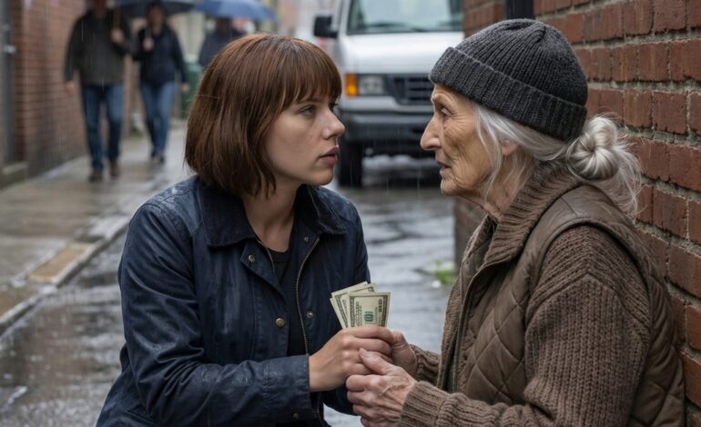 After my divorce, I started a new delivery job, and every day I left a few dollars for an elderly woman on the corner—until she grabbed my wrist and whispered, “You’ve done enough for me. Don’t go home tonight. Get a hotel. Tomorrow, I’ll show you something…”