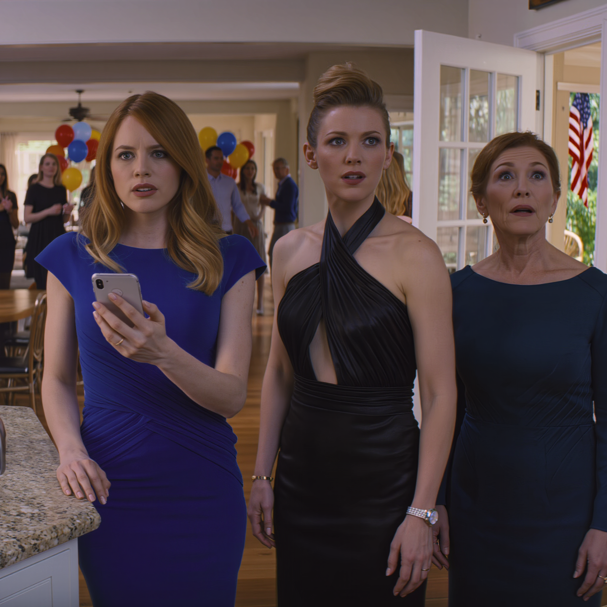 At my housewarming party, my sister walked in and said, ‘This house is perfect for my kids.’ My mother smiled and said, ‘Start packing—we’ll move in tomorrow.’ I just smiled, opened my phone, and said softly, ‘Do you two still remember what you did when I was eighteen?’ I tilted the screen for them to see. Immediately, the whole room went quiet.