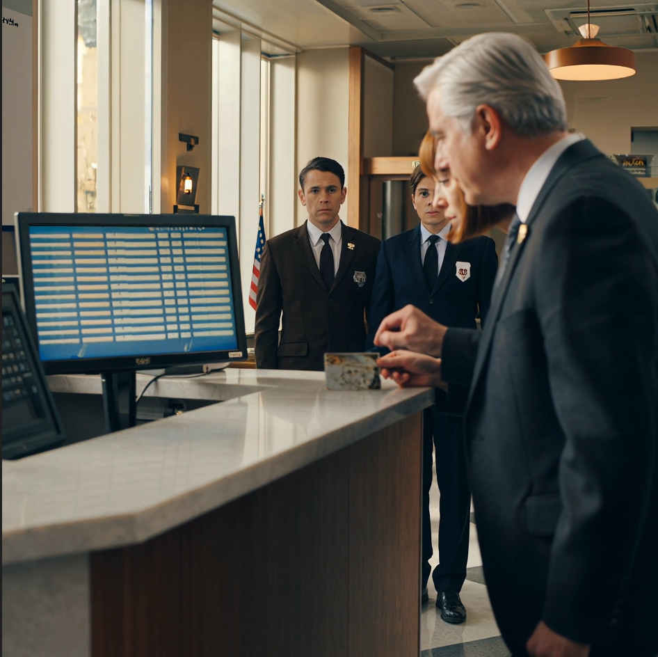 After the divorce left me with one suitcase and forty-three dollars, I walked into Westfield National Bank with my father’s scratched old card—and the banker turned pale: “Ma’am… look at this.”