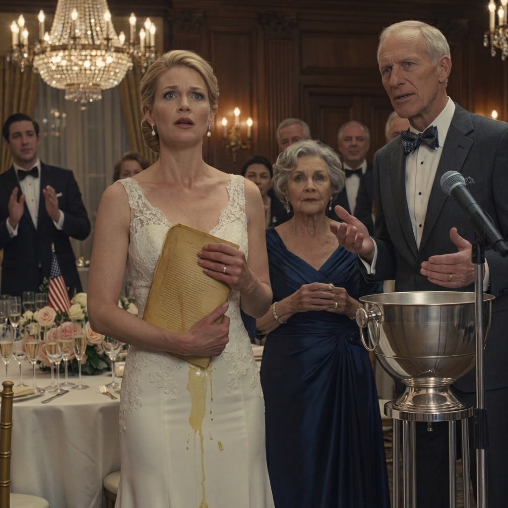 On my wedding day, my father dunked my grandmother’s old savings booklet into the champagne ice and announced, “Garbage belongs with garbage.”