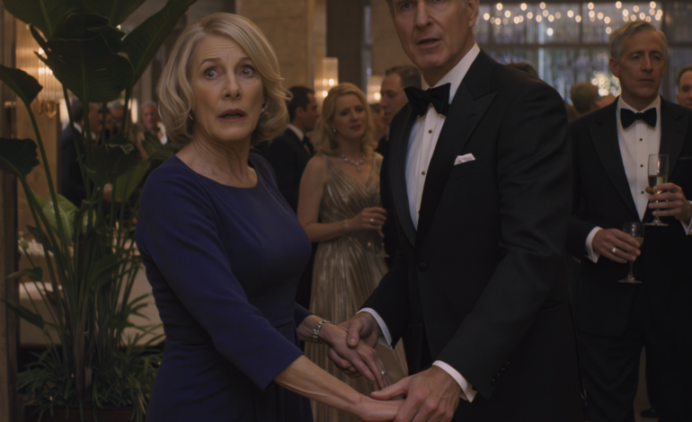 The night my husband hid me behind a plant at his company gala and the new CEO walked straight past him, took my hands, and said he’d been searching for me for thirty years