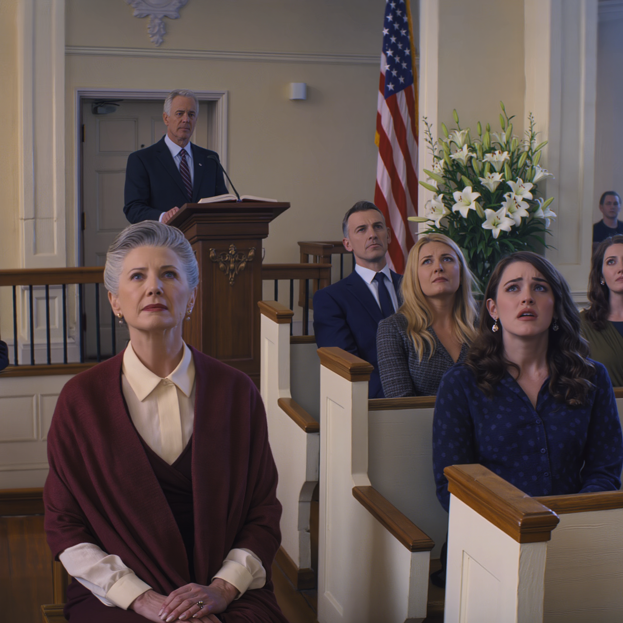 I Went To My Husband’s Funeral And Quietly Sat In The Back Pew. His Best Friend Was In The Front Row, Weeping As If She Were The Widow. Everyone Assumed She Was—Until The Officiant Called My Name.