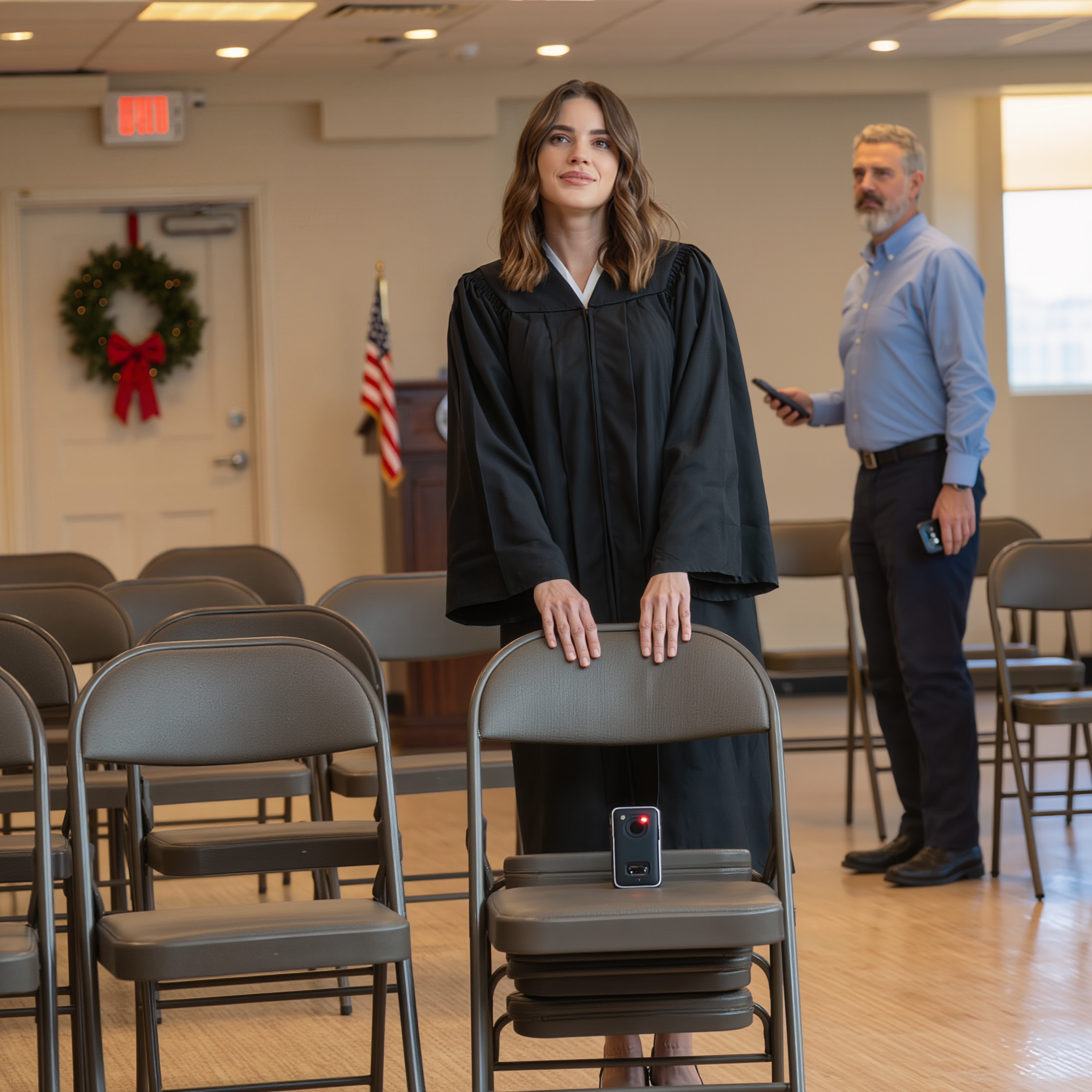 “Ladies And Gentlemen… A Graduation With Zero Guests,” My Uncle Said, While Filming Me In The Empty